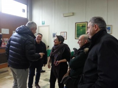 Rosella Marinucci della durante lo sciopero