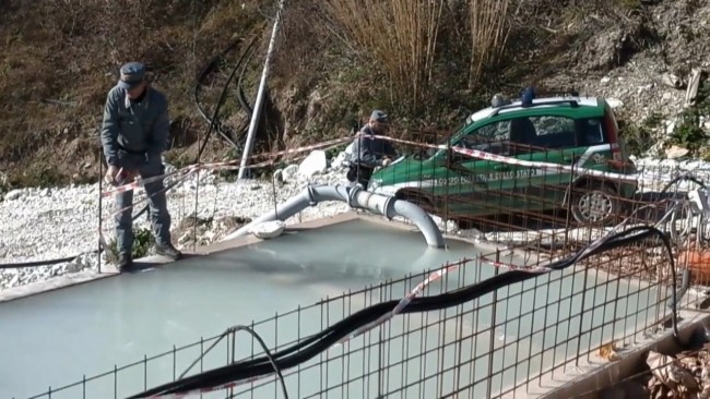 La vasca sequestrata