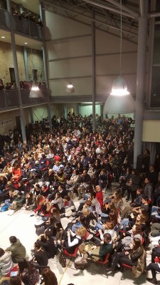 La platea dell'incontro