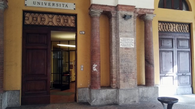 L'ingresso di Scienze della Comunicazione