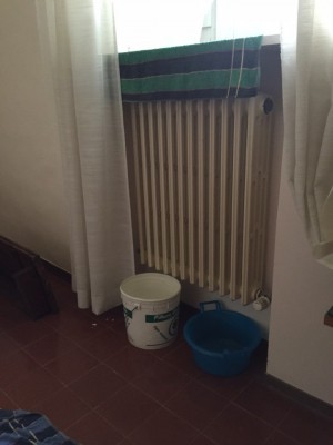 I secchi per raccogliere l'acqua