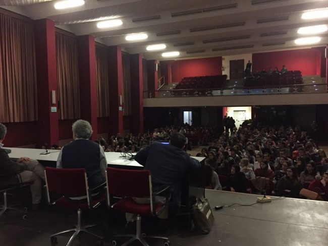 L'aula magna dell'istituto Gentili