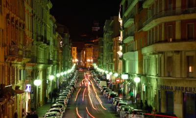 illuminazione attuale corso cavour