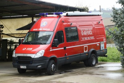 Il mezzo speciale dei vigili del fuoco per cercare le persone scomparse (foto d'archivio)