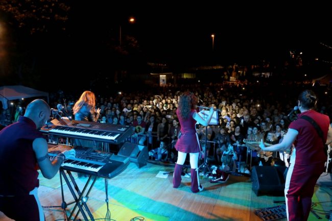 cristina d'avena al festival di san girio a potenza picena foto ap (13)