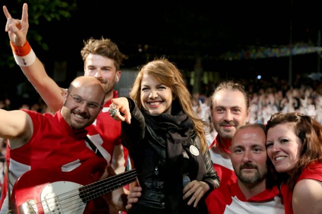 cristina d'avena al festival di san girio a potenza picena foto ap (19)
