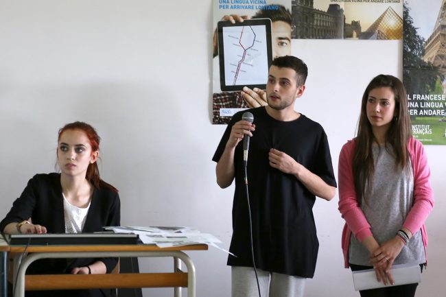 eleonora luciani, giulia cittadini e luca capriccioni