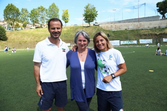 manifestazione potenza picena calcio bambini stefano ghisleni, serenella, veronica brutti foto ap (7)