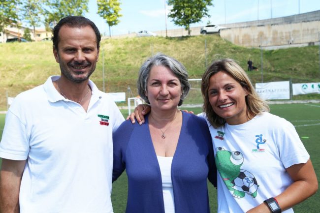 manifestazione potenza picena calcio bambini stefano ghisleni, serenella, veronica brutti foto ap (8)
