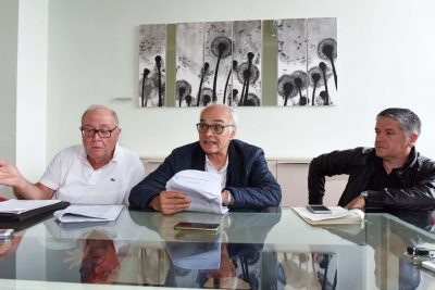 Sergio Marzetti, Massimo Mobili e Claudio Morresi del centrodestra