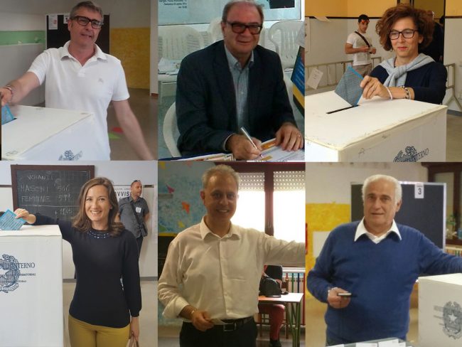 I sei candidati oggi al voto 