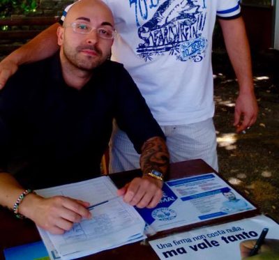 Gian Marco Paparelli, coordinatore della Lega nord di Cingoli