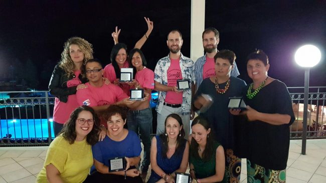 Le coppie di gemelli premiati