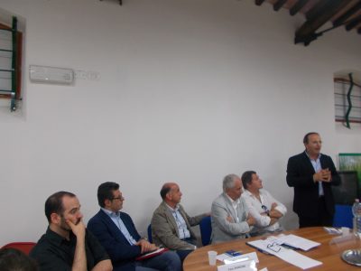 L'intervento del sindaco di Camerino Gianluca Pasqui