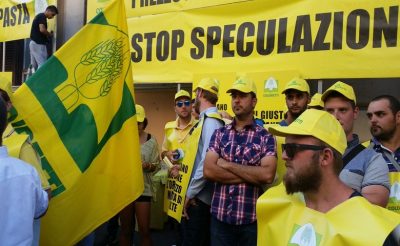 La protesta a Roma