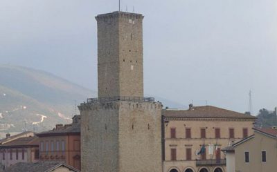 La torre del cassero a Castelraimondo