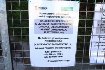isola ecologica chiusa a piediripa foto ap (4)