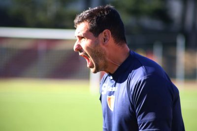 L'allenatore della Recanatese Matteo Possanzini