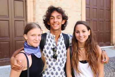 Valeria Morici, Federico Mossi e Valentina Rossi 
