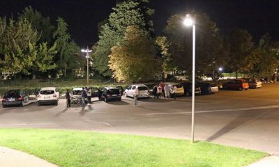Persone che dormono in auto ai Giardini Diaz