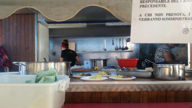 cucina tendopoli castelsantangelo