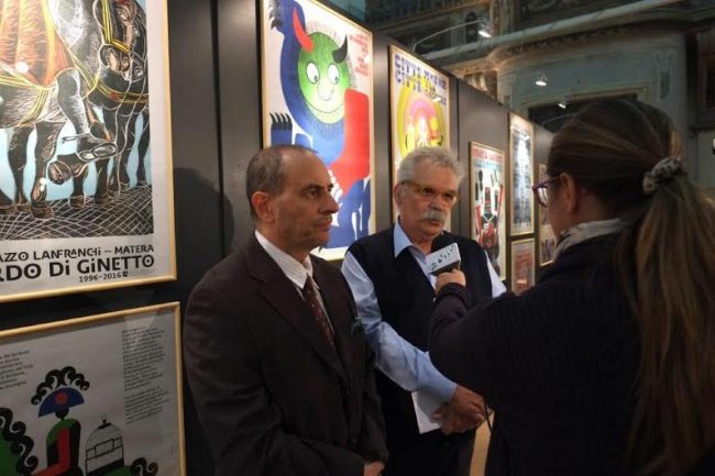 Il sindaco Tommaso Corvatta e Lattanzi