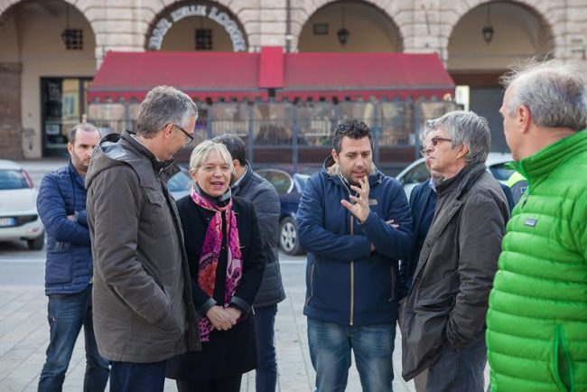 Il Commissario Errani a San Severino