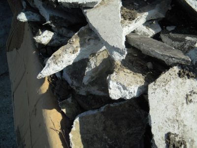 Le fibre d'amianto nei rivestimenti