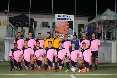 La formazione del Rione Pace al completo