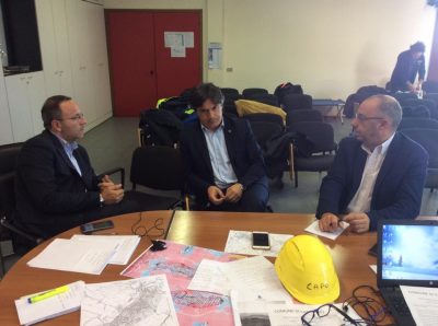 Il sindaco Pasqui, il rettore Corradini e il presidente del Consiglio regionale Mastrovincenzo