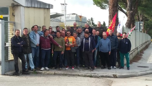 Lo sciopero dei lavoratori