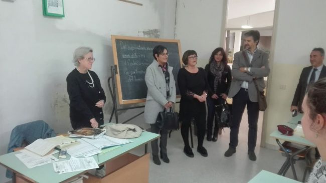 La visita della vicepresidente Anna Casini alla scuola media di Sarnano