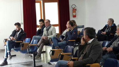 Gli amministratori del territorio presenti all'incontro