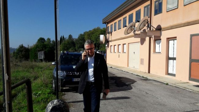 Il governatore Luca Ceriscoli è a Macerata