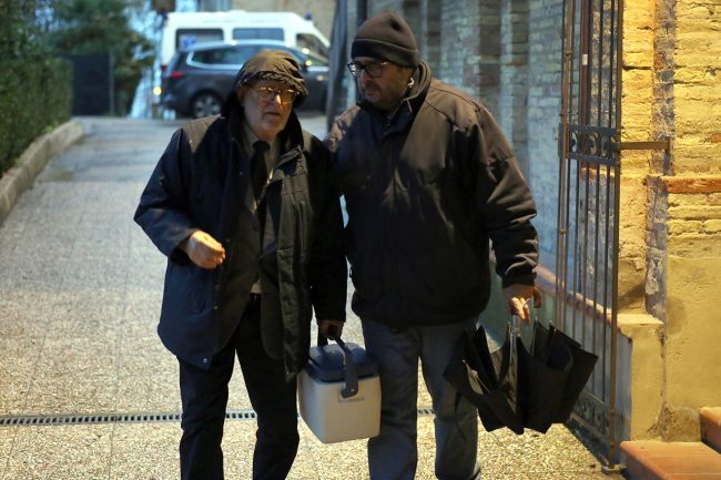 Il tossicologo Rino Froldi con il criminologo Domenico Mazza
