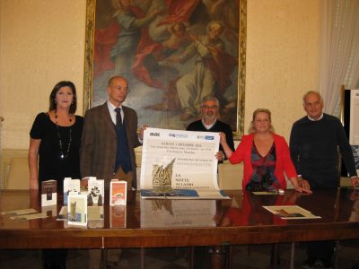 Nella foto da sinistra Ena Giuggioloni, Antonio Eleuteri, Sergio Cognigni, Cristiana Cecchetti Primo Recchioni 