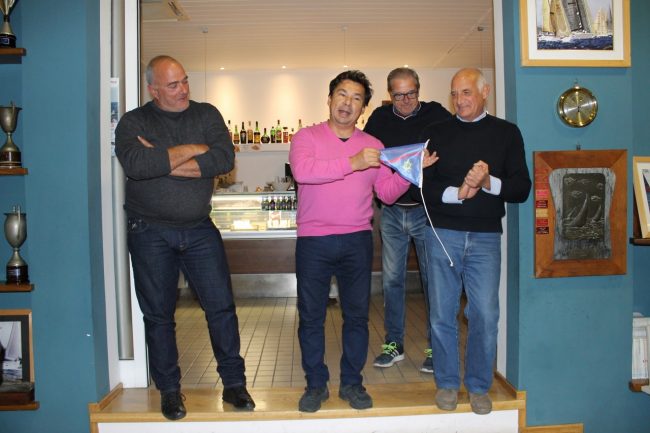 Mauro Camillone a sinistra con Oscar Monina e il vicepresidente Pierluigi Cipolla