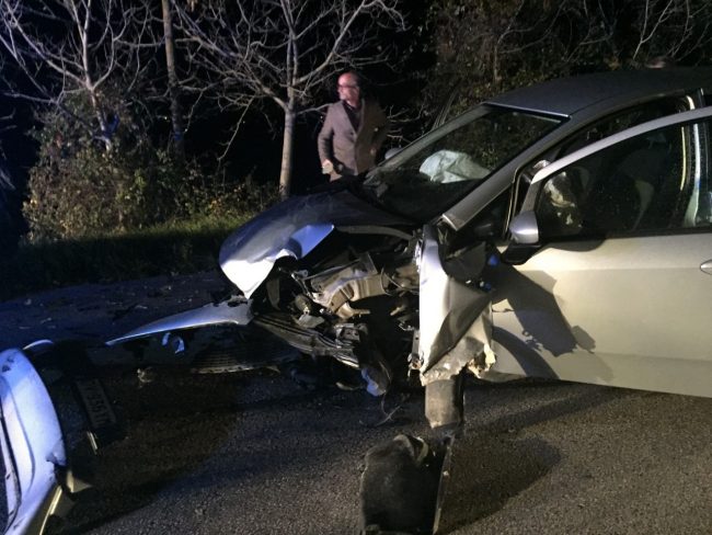 L'incidente lungo la Cingolana