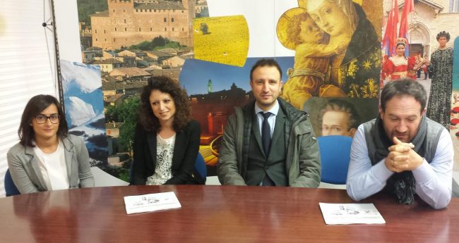 Nella foto da destra, arch. Michele Schiavoni, sindaco Leonardo Catena, arch. Barbara Ripari, arch. Federica Urbani.