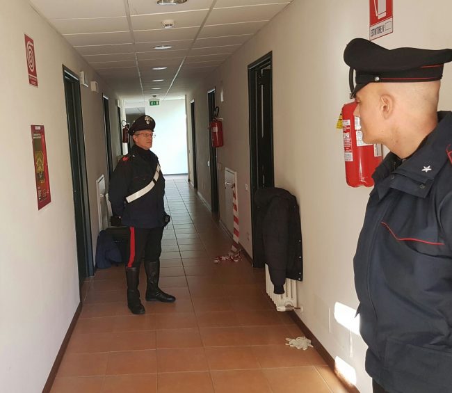 Il corridoio dove c'è la camera di Halima