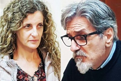 Gli attori Margherita Caciorgna e Sante Latini