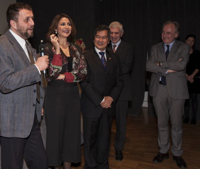 Un momento della premiazione