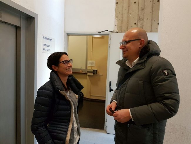 Gli avvocati Alessia Pupo e Marco Romagnoli