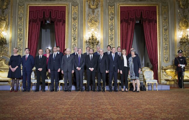Il nuovo Governo