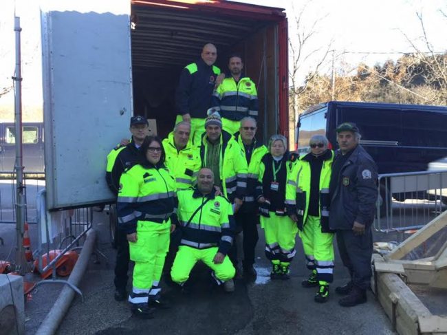 Il gruppo di Protezione civile