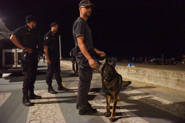 notte-di-ferragosto-controlli-in-spiaggia-cani-gdf-FDM-4-650x434