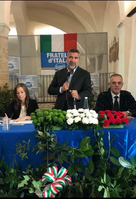 Franco-Zaffini-segretario-regionale-Fratelli-d’Italia-Umbria-commissario-del-congresso-Elena-Leonardi-e-Massimo-Belvederesi