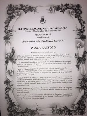 Paola-Gazzolo-cittadina-onoraria-di-Caldarola.-1-300x400