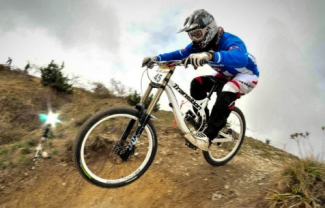 downhill