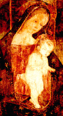 MADONNA-CON-BAMBINO-ICONA-AFFRESCATA-DEL-SEC-XVI-EX-PALAZZO-APOSTOLICO
